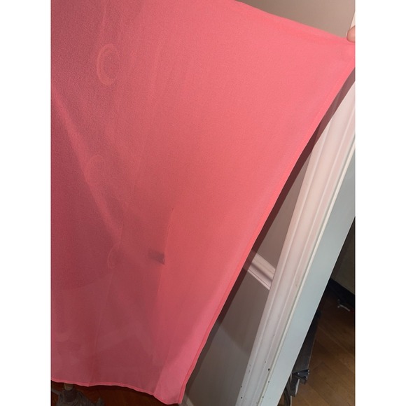 Lane Bryant Pink Blouse Sheer Shirt Plus Size 18/20 - Picture 3 of 4